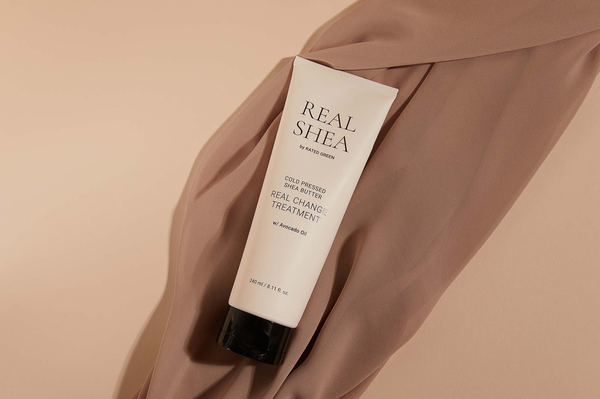 Живильна маска-бальзам для волосся з олією дерева ши Rated Green Real Shea Real Changing Treatment